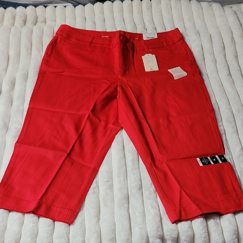 St. John's Bay Red Capris